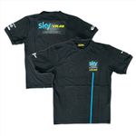 Team Sky MotoGP T-Shirt Men's Black Logo Graphic Top - New