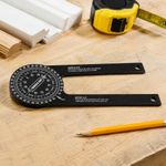 360 Degree Aluminum Angle Ruler for Miter Saw Woodworking and DIY Projects