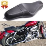 Two Up Driver Passenger Seat For Harley Davidson Sportster 1200 883 Low/SuperLow