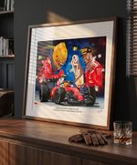 Limited edition Lewis Hamilton Barcelona Catalunya first win by Greg Tillett F1