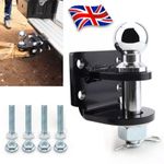 Towing Ball and Pin Universal Tow Hook Hitch Coupling with Bolts Tow Jaw 3.5t UK