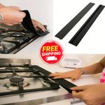 2Pc Silicone Kitchen Seals Gap Filler Stove Counter Gap Cover for Cooker Worktop