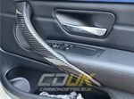 GENUINE CARBON FIBRE INTERIOR DOOR HANDLE REPLACEMENT TRIMS M4 F82 F83 4 series