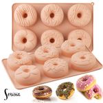 Silicone Donut Mould Non Stick Fluted Cake Pan Jelly Bread Doughnut Mold
