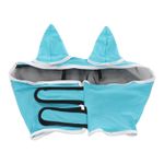 ( Large Blue) Horse Fly Mask All Visibility Mesh Fabric Fly HE
