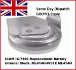 ICOM IC-7300 Replacement Battery Internal Clock. ML414H-IV01E ML414H