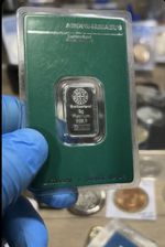 5 Gram Argor Heraeus Platinum Bar (New w/ Assay)