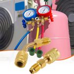 2 x A2L R32 R454B Refrigerant Adapter For R-32/R-454B Tanks & Mini Split Systems