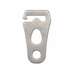 Tent Guyline Tensioner Stainless Steel Tarp Support Plate Anti-Drop Hook Design