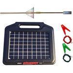 Solar Electric Fence Energiser Fencing Fencer 12V SRS02 0.2J - MADE IN THE UK