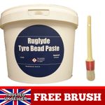 TYRE FITTING PASTE PREMIUM LUBE TYRE SOAP TYRE BEAD PASTE TUB MOUNT FREE BRUSH