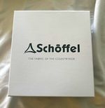 Schöffel Bakewell 2pc Hat & Scarf Set Cable Knit Pom-Pom Navy One Size