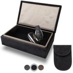 Faraday Box for Car Keys – RFID Signal Blocking Key Fob Storage, Black by Ananta