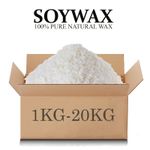 Soy Wax Pellets 1kg–20kg Candle Making | 100% Natural Soya Wax, Eco-Friendly