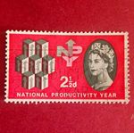 Great Britain Elizabeth II 2½d Pre-Decimal Used Stamp National Productivity Year