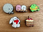 Set of 5 Jellycat Inspired Croc Charms