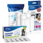 3x Water Filter, Descaler TZ80002 Cleaning Tablets TZ80001 For Siemens EQ Serie