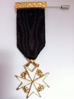 New High Quality Masonic Knight of Malta Breast Jewel