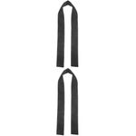 2Pcs Reusable Winch Rope Protector Sleeve for Atv Winch Black