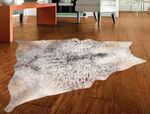 100% Genuine Cow hide Rug Area Carpet Skin Leather 20.24 sq.feet (55"x53") A 271