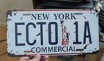Ghostbusters 2 Cadillac Ambulance ECTO 1A Replica Movie American License Plate