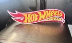 Hot Wheels Sign Logo 3D Printed Wall Art