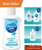 Oilatum Junior Soothing Bath Bubbles: Fragrance-Free Care for Children, 300ml