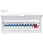 Live Electrical 100A 19 Usable Way Metal Clad Consumer Unit + SPD + 19 RCBOs
