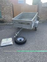 Daxara 127 Car Tipper Trailer 4ft by 3ft Trailer Used