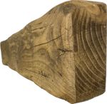 6x4 Wooden Mantel Shelf Custom Length Solid Wood Fireplace Beam Rustic