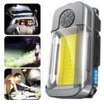 LED Work Light USB COB Inspection Lamp Magnetic Hand Torch Rechargeable Cordless