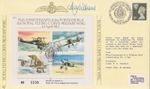 Lightning XS416 Flown RAF Cover: JSF1 RFC (Military) 75th Ann + Pilot Signed