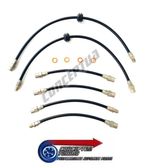 Braided Brake Lines Front & Rear Hose Set - BMW 3 Series E36 All Models + M3