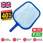 Swimming Pool Leaf Skimmer Hot Tub Debris Cleaning Mesh Net Fish Koi Pond Spas