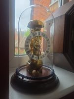 Franz Hermle Scheleton Dome Clock Made In Germany Working Order With Key