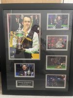 Ronnie O’Sullivan Autographed Framed Photo Collage Montage with COA