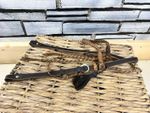 S/H Braided & Tasseled Western Headstall/Bridle - Brown - Full