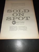 NBC TV and Radio Sales Marketing Rare Original 1956 Promo Poster Ad Framed