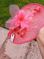 Coral Pink  Hatinator Races,Wedding    new/unworn/tagged..