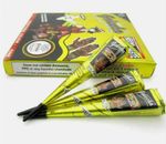 3 x Black Henna GOLECHA Mehandi Tattoo Cones Golecha Natural Paste Indian Cone
