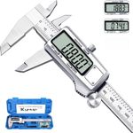 Digital Caliper 150mm Vernier Calipers Stainless Steel Inch/mm Conversion