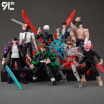 9L3D Printed Anime Naruto Jujutsu Kaisen One Piece Characters Lucky13 Dummy Acti