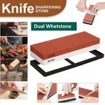 1000/6000 Dual Whetstone Waterstone Knife Sharpening Water Wet Stone Sharpener