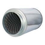 Hydroponics Silencer Fan Acoustic Ducting  Extraction Noise Dampening 4" 6" 8"