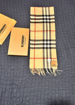 BURBERRY scarf 100% cashmere for men and women made in England beige