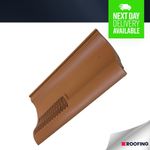 Single In-Line Pantile Vent, Terracotta - With Built In Downpipe
