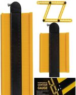 Contour Gauge with Lock - 3 Pack 5" and 10" Shape Duplication Profile Gauge