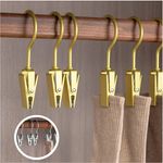 5 PCS Metal Drying Clothes Pegs Heavy Duty Laundry Hooks with Clips for Pants