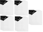 20 x Blank Artist Canvas Set 45 x 60cm Large Plain Painting Boards Stretched