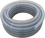 CLEAR PVC WIRE REINFORCED SUCTION & DELIVERY FOODGRADE VACUUM HOSE-VARIOUS SIZES